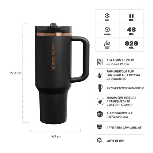 Quencher ProTour Flip Straw 1.18 Lts. Messi x Stanley 1913