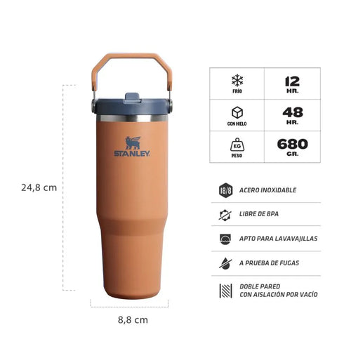 Botella Termica Stanley Flip Straw Tumbler | 887ml