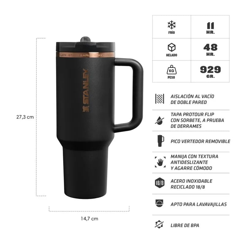 Quencher ProTour Flip Straw 1.18 Lts. Messi x Stanley 1913