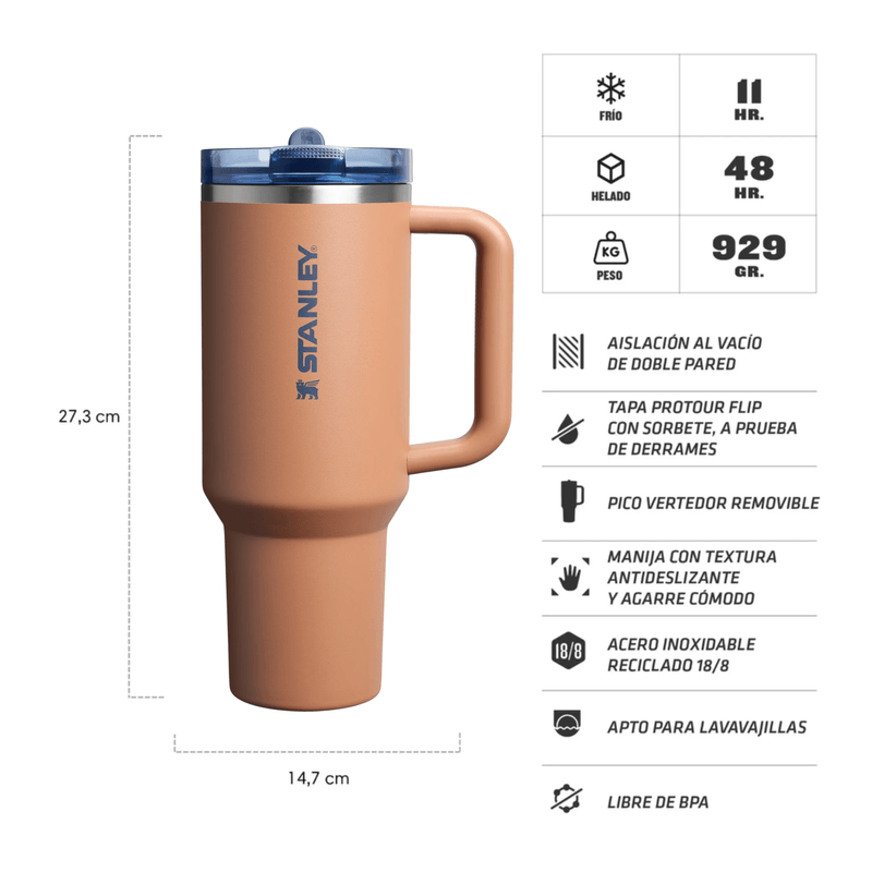 Vaso Stanley Quencher ProTour Flip Straw | 1.18L